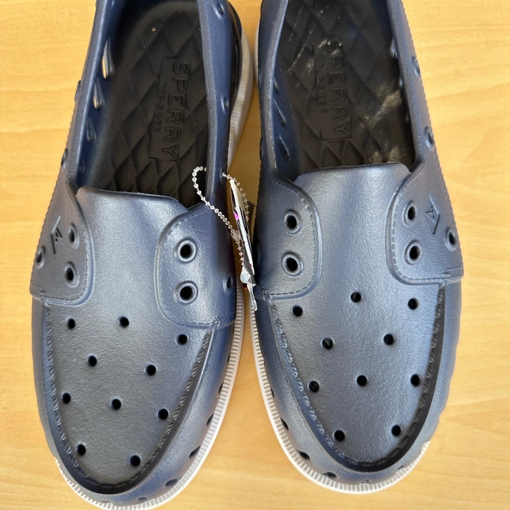 SPERRY TOP-SIDER Women’s Authentic Original Float Cozy Color: Navy - Picture 2 of 5